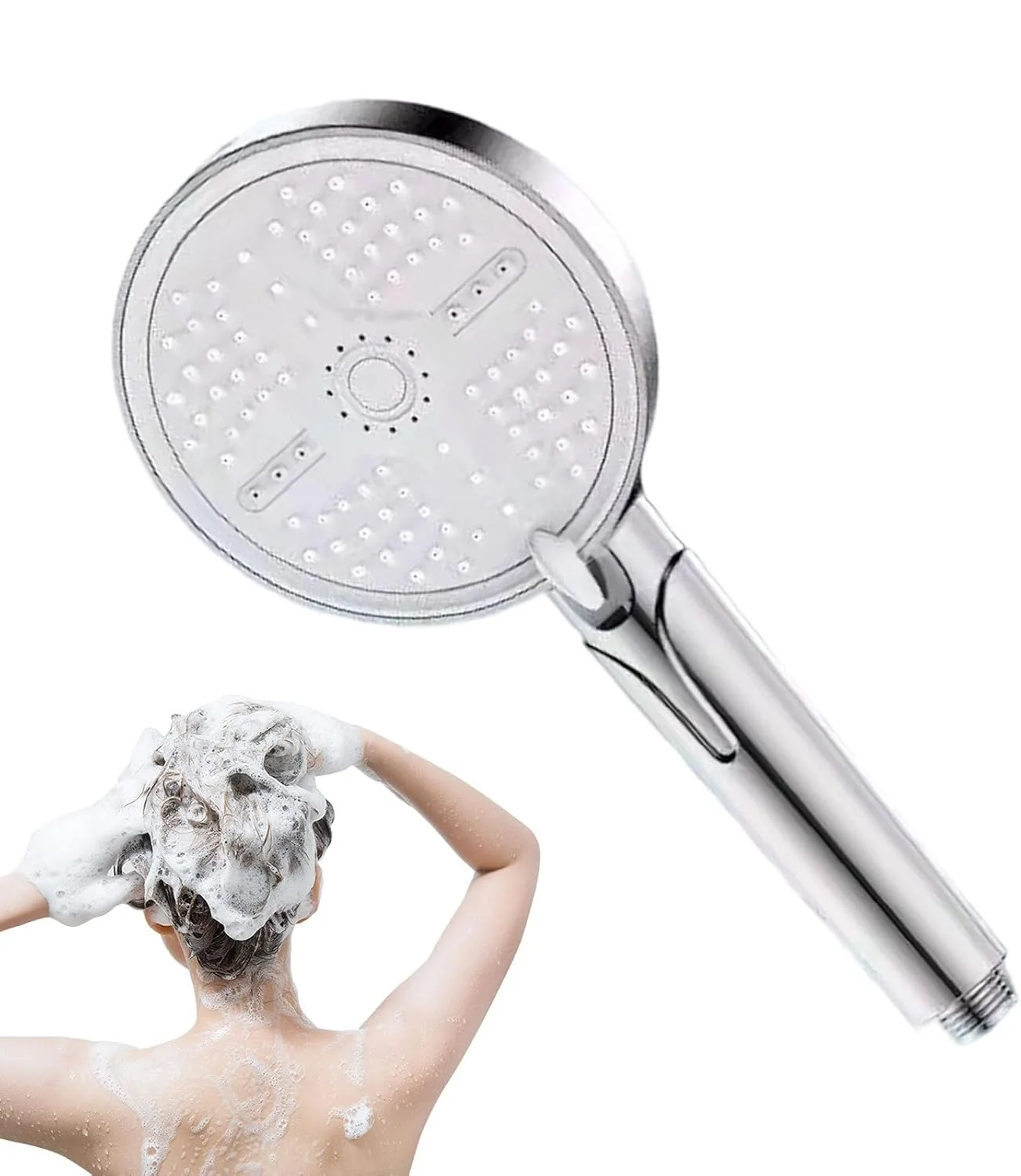 سردوش حمام با سر دوش دستی، سر دوش های پرقدرت با فشار بالا - لوازم جانبی حمام سر دوشی بارانی برای تمیز کردن حیوانات خانگی، خوابگاه، آپارتمان، هتل، دوش گرفتن کودکان، شستشو و حمام کردن