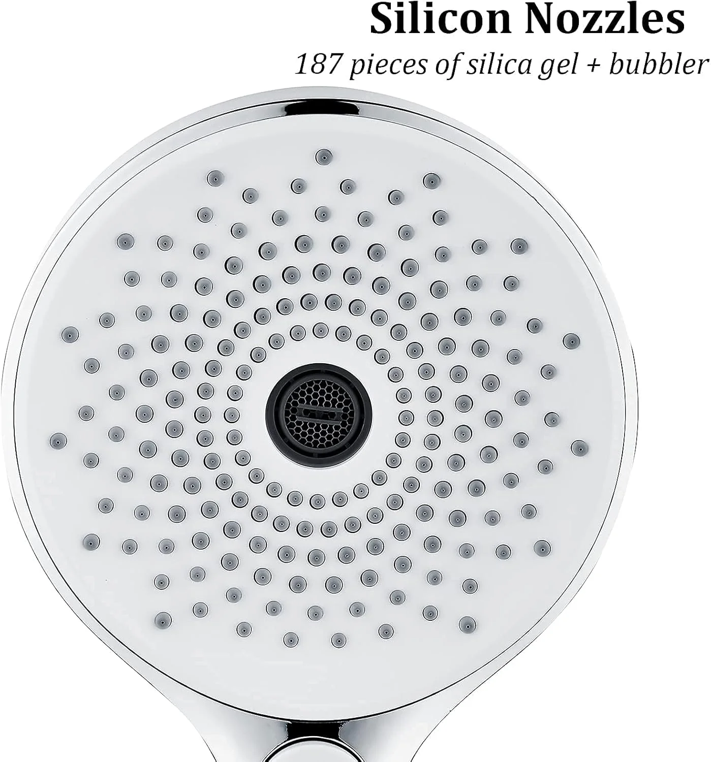 سردوش دستی ABS چند منظوره گرد خاکستری