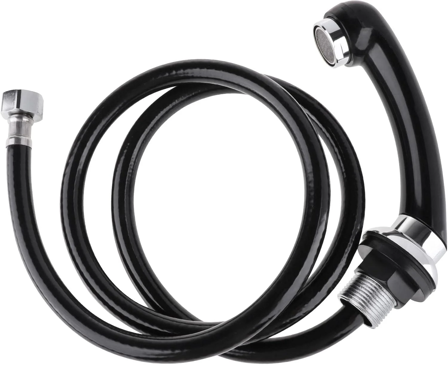 سردوش حمام، ست سردوشی دستی با شلنگ دوش، لوله شیر آب اسپری مو برای آرایشگاه و سینک ظرفشویی، مشکی