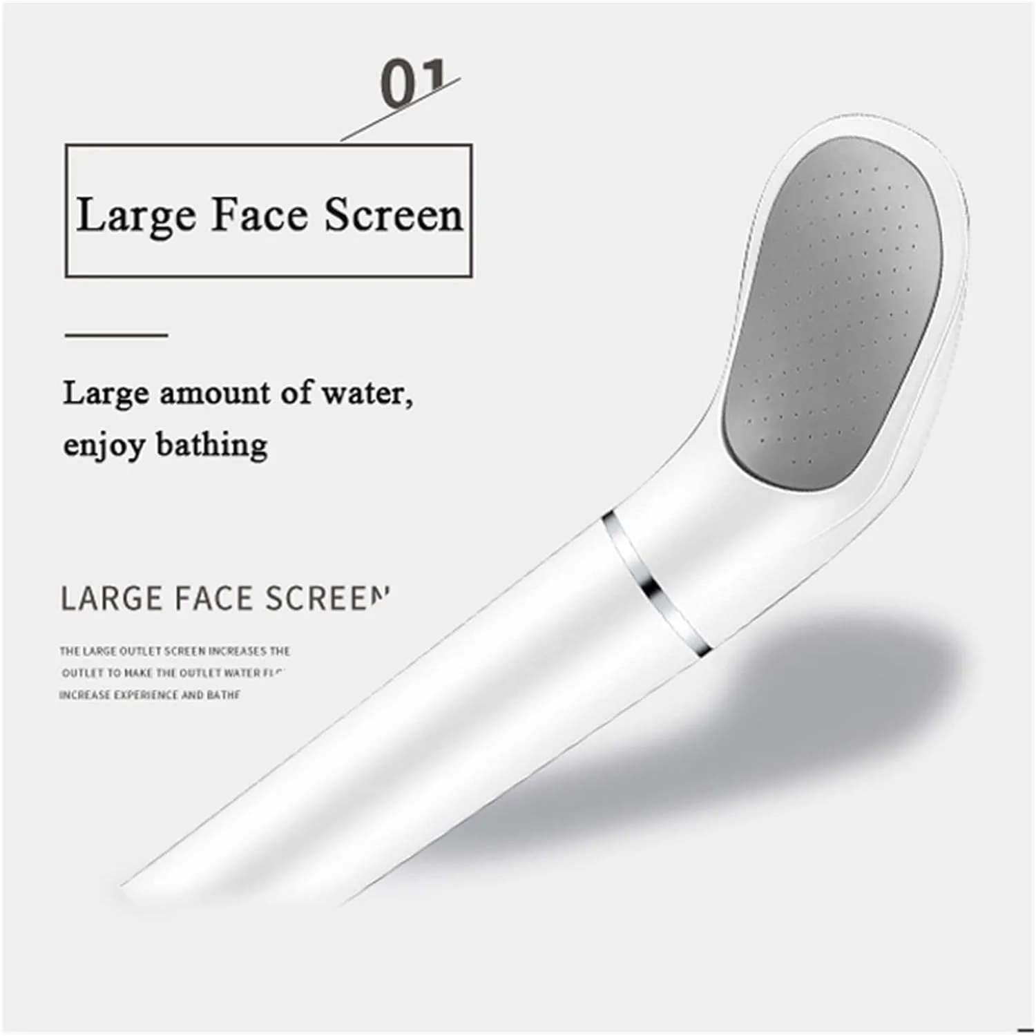 سردوش حمام طرح گلف، سردوش دستی صرفه جویی در آب، نازل اسپری ABS فشار قوی، فیلتر SPA سالم