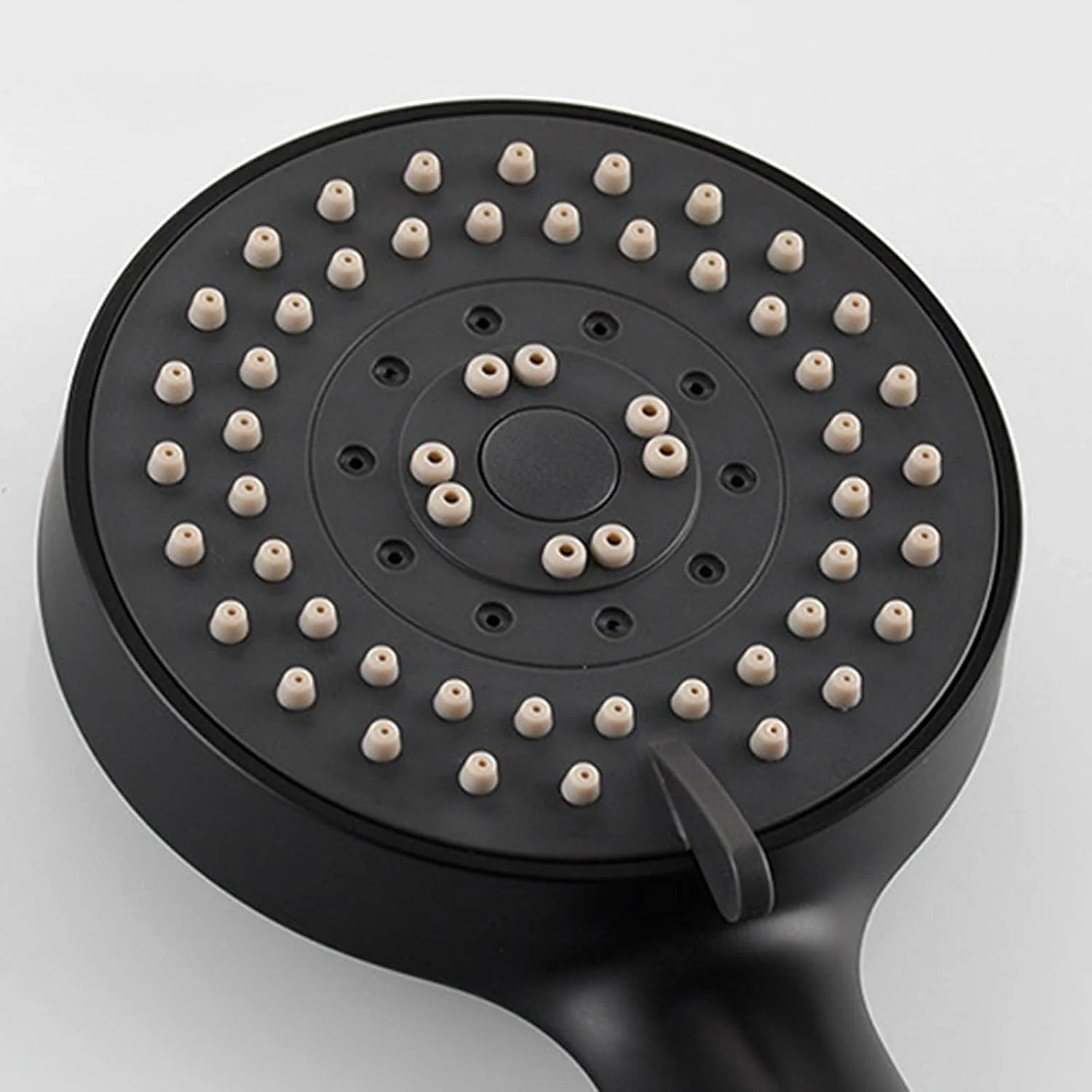 سردوش دستی ABS با 5 حالت پاشش و نازل سیلیکونی، روکش کروم