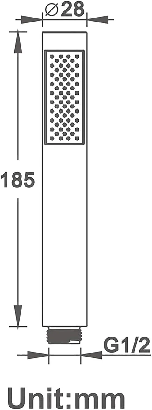 سردوش دستی، سردوش دستی برنجی، سردوش بارانی، سردوش تک حالته، سردوش دستی گرد با نازل سیلیکونی G 1 2 Int