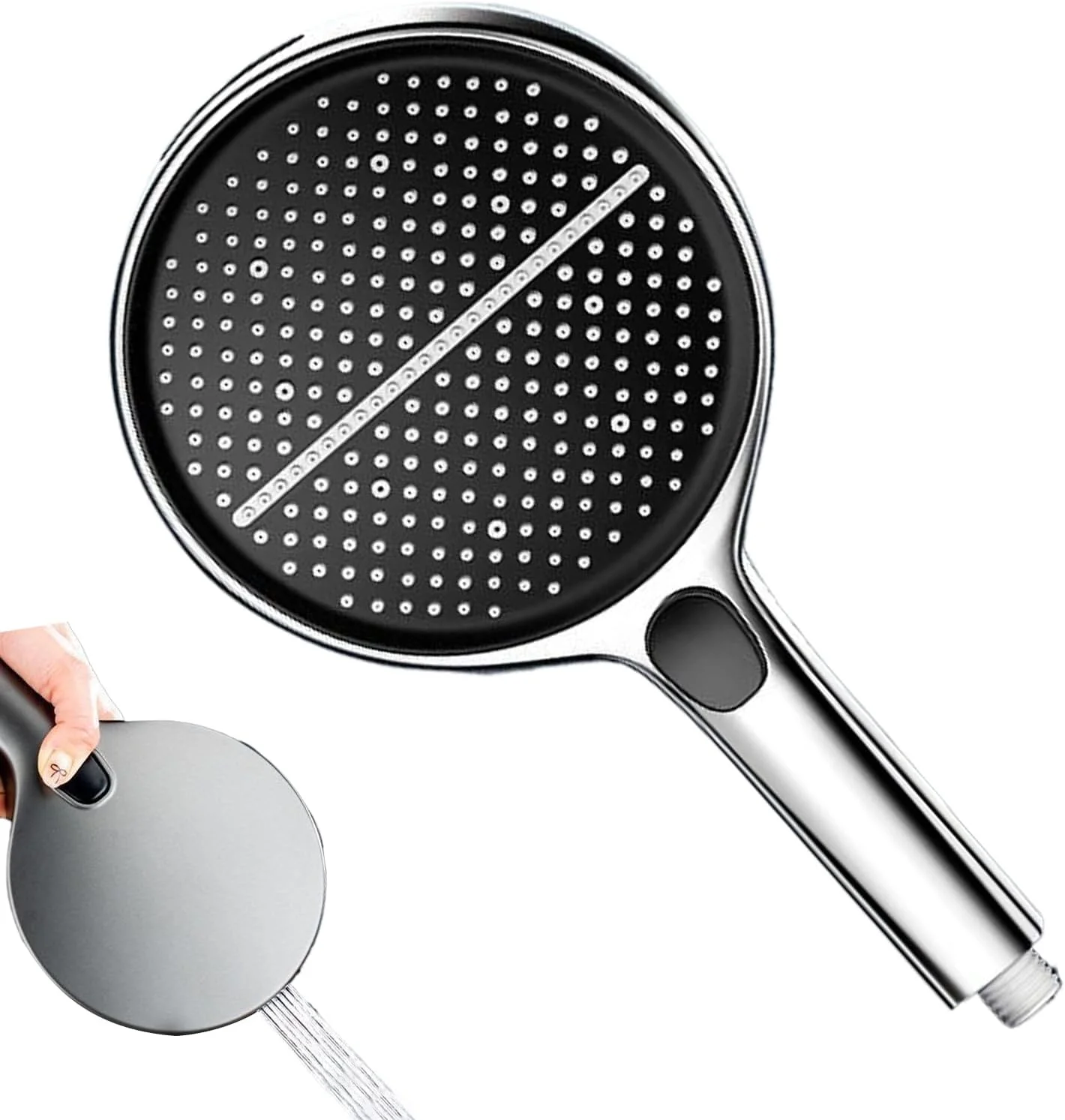 سردوش حمام دستی - سردوش دستی فشار قوی | سردوش بارانی با تنظیمات قابل تغییر، لوازم جانبی حمام برای خانه، آپارتمان، حمام، وان، بزرگسالان، کودکان، حیوانات خانگی، هتل