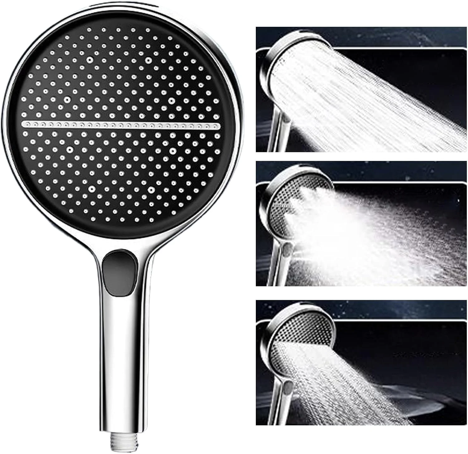 سردوش حمام دستی، سردوش دستی فشار قوی - اسپری کننده لوازم جانبی حمام با سر دوش بارانی قدرتمند برای حمام، خوابگاه، آپارتمان، هتل، دوش گرفتن و تمیز کردن منزل