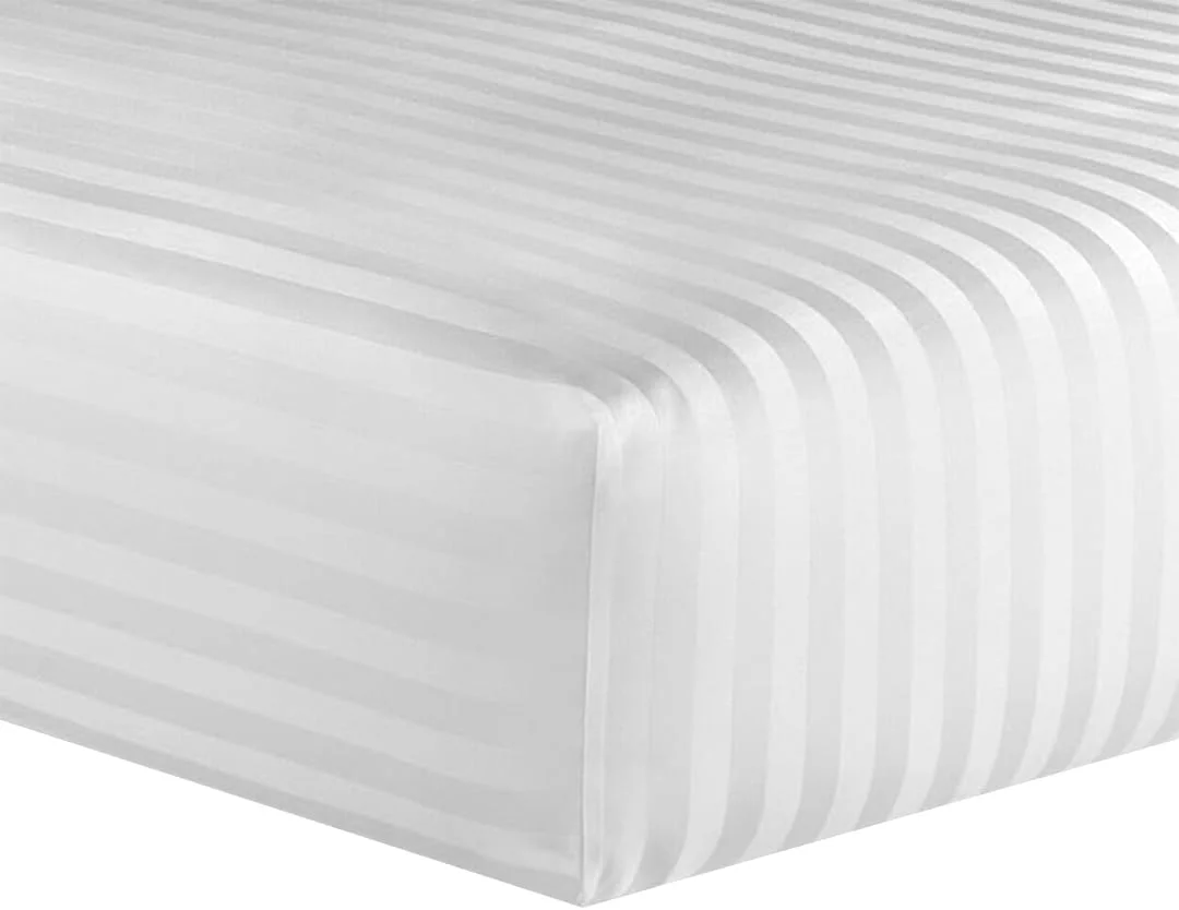 ست ملحفه راه راه ساتن نخی خالص 2 سانتی متری آملی 4 تکه سایز یک نفره (120 x 200 + 35 سانتی متر) شامل روکش لحاف، ملحفه کش دار و 2 روبالشی آکسفورد و 2 روبالشی استاندارد، بهترین انتخاب برای منزل ست ملحفه راه راه ساتن نخی خالص 2 سانتی متری آملی 4 تکه سایز یک نفره (120 x 200 + 35 سانتی متر) شامل روکش لحاف، ملحفه کش دار و 2 روبالشی آکسفورد و 2 روبالشی استاندارد، بهترین انتخاب برای منزل