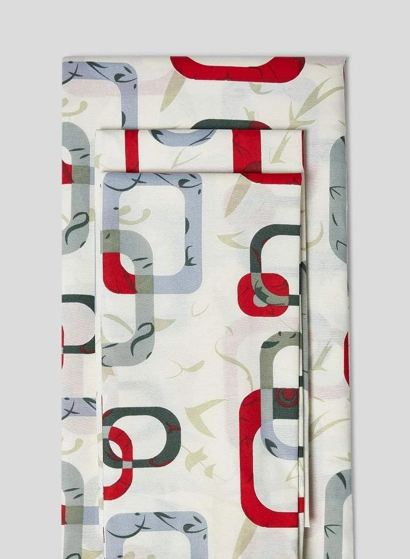 ست ملحفه چاپی نخی با تراکم بافت 180 | سایز کوئین (1 ملحفه کشدار + 2 روبالشی) Precinct | 3 تکه | 180x200x25 سانتیمتر ست ملحفه چاپی نخی با تراکم بافت 180 | سایز کوئین (1 ملحفه کشدار + 2 روبالشی) Precinct | 3 تکه | 180x200x25 سانتیمتر