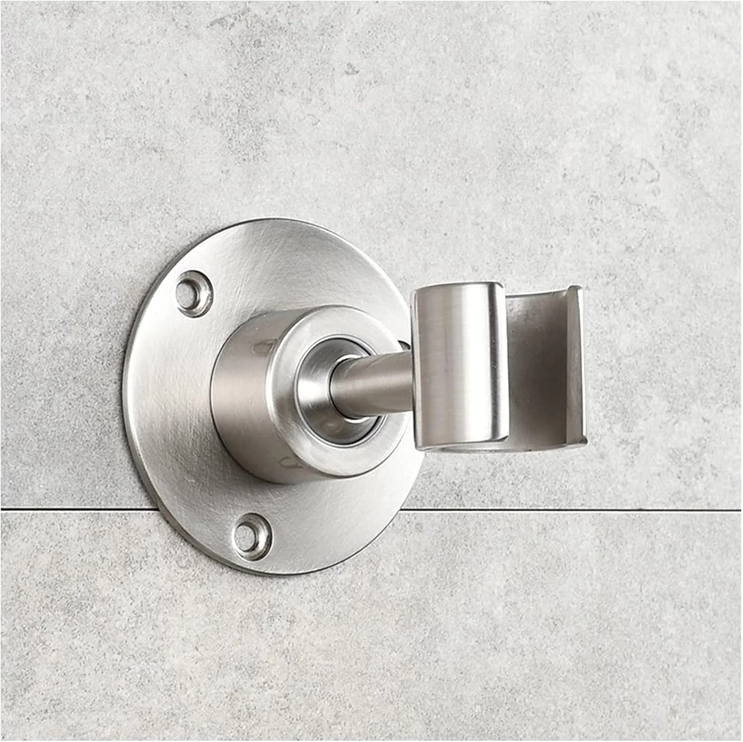 نگهدارنده سردوش برنجی، نگهدارنده سردوش دستی با قابلیت چرخش 360 درجه، نصب دیواری، سردوش گرد