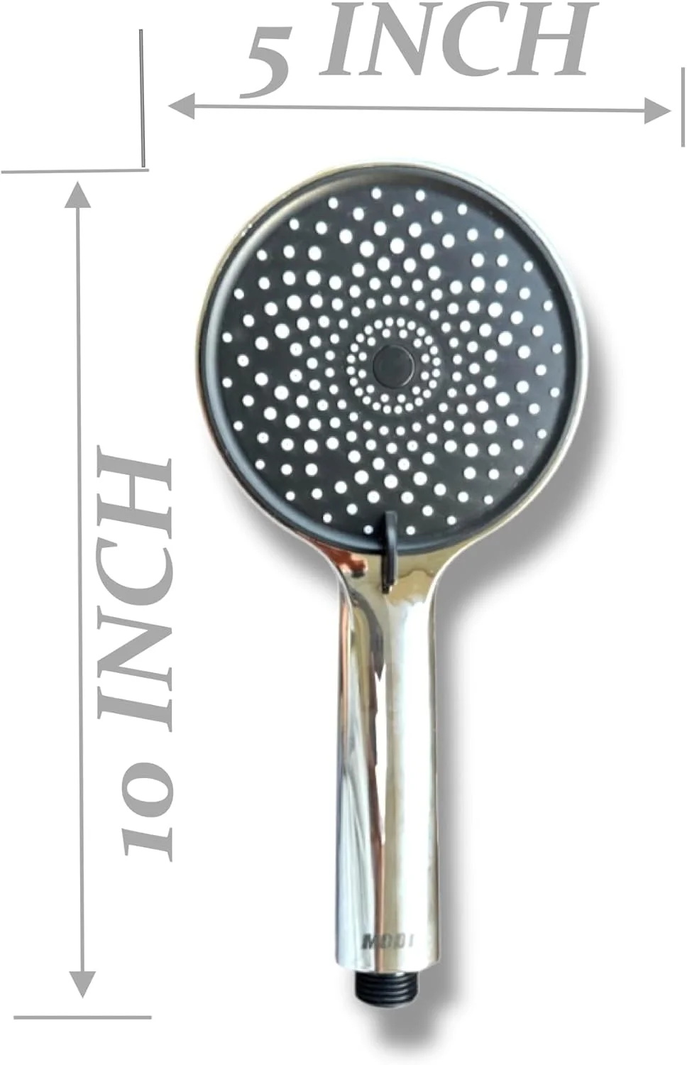 ست سر دوش حمام - 3 حالت پاشش - سر دوشی دستی با قطر 13 سانتی متر به همراه شلنگ استیل 150 سانتی متری - پایه نگهدارنده دوش - سر دوشی با فشار قوی - مناسب برای ریزش مو، اسپا و حیوانات خانگی