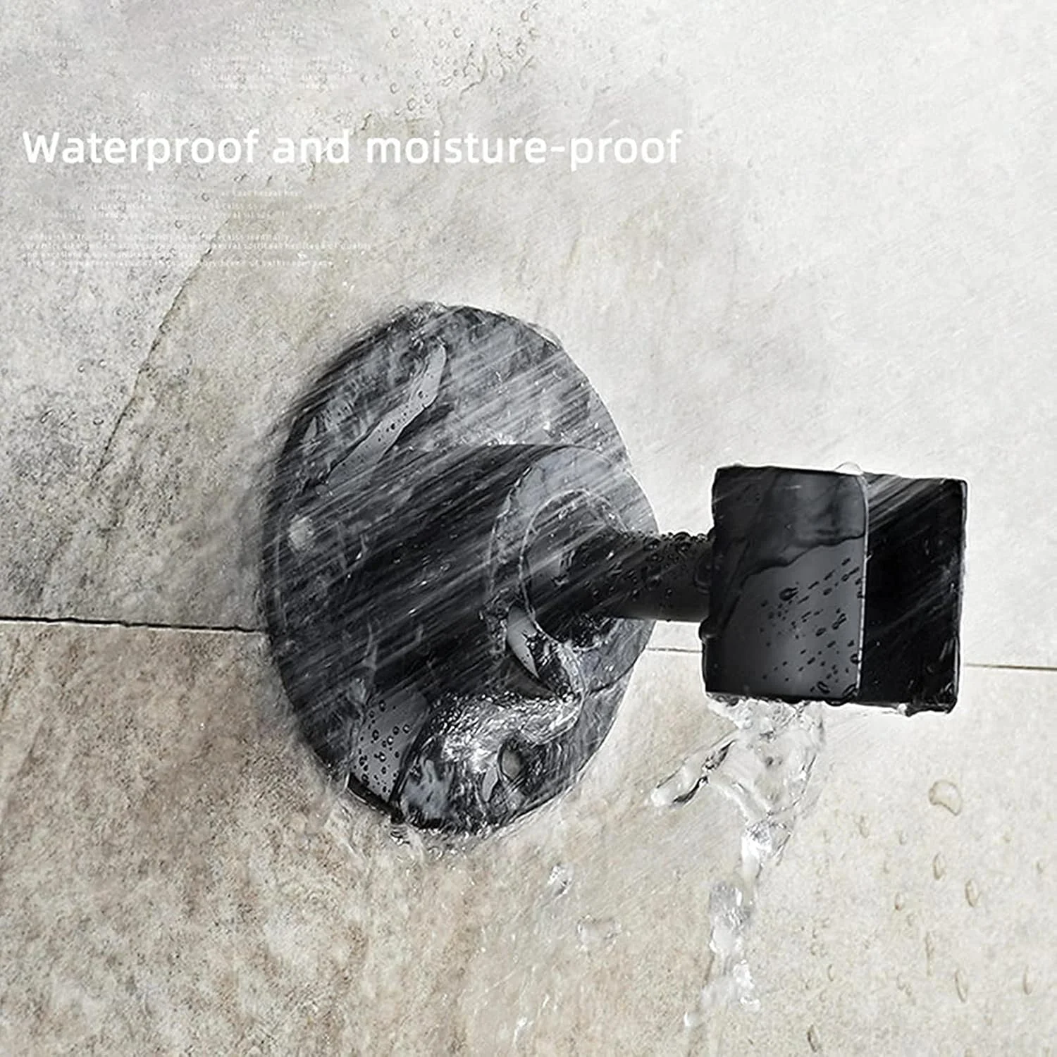 نگهدارنده سردوش برنجی، نگهدارنده سردوش دستی با قابلیت چرخش 360 درجه، نصب دیواری، سردوش گرد