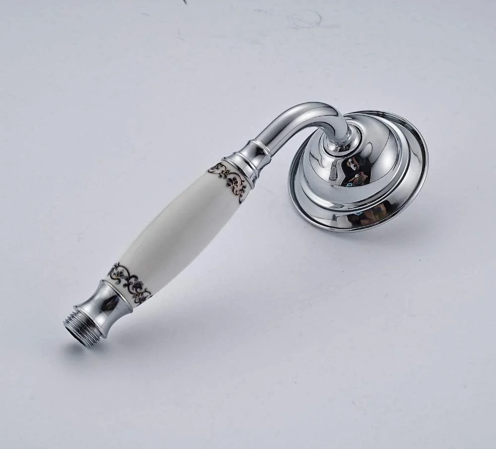 سردوش دستی با روکش کروم، سردوش دستی تحت فشار، سردوش گرد دستی حمام با قابلیت صرفه جویی در آب