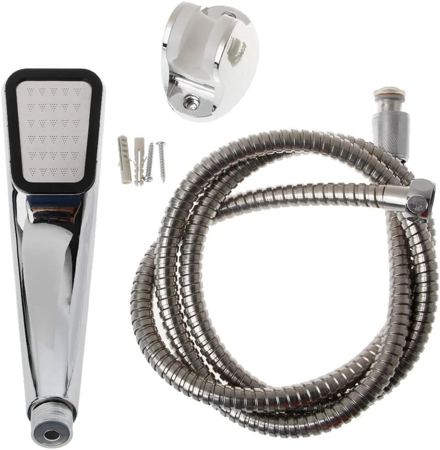 سردوش حمام 300 سوراخه با فشار قوی و صرفه جویی در آب به همراه شلنگ