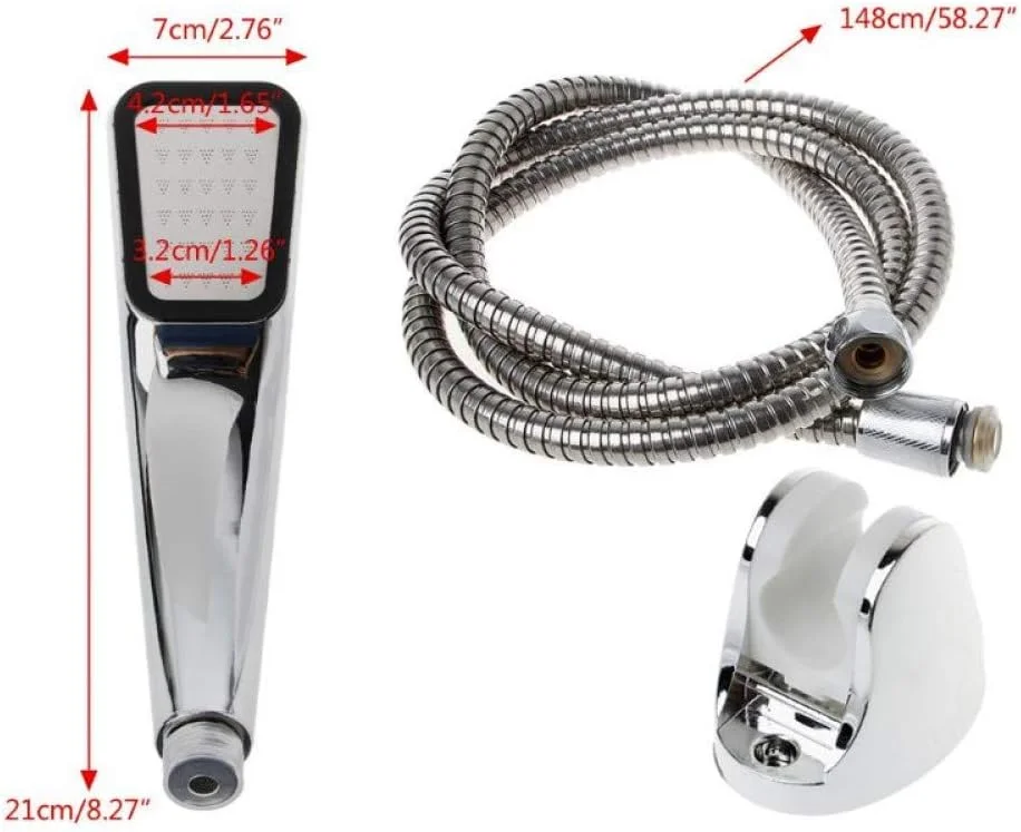 سردوش دستی، سردوش بارانی و مجموعه شلنگ. سردوش سوراخ دار، صرفه جویی در مصرف آب، فشار قوی، مجموعه سردوش دستی حمام