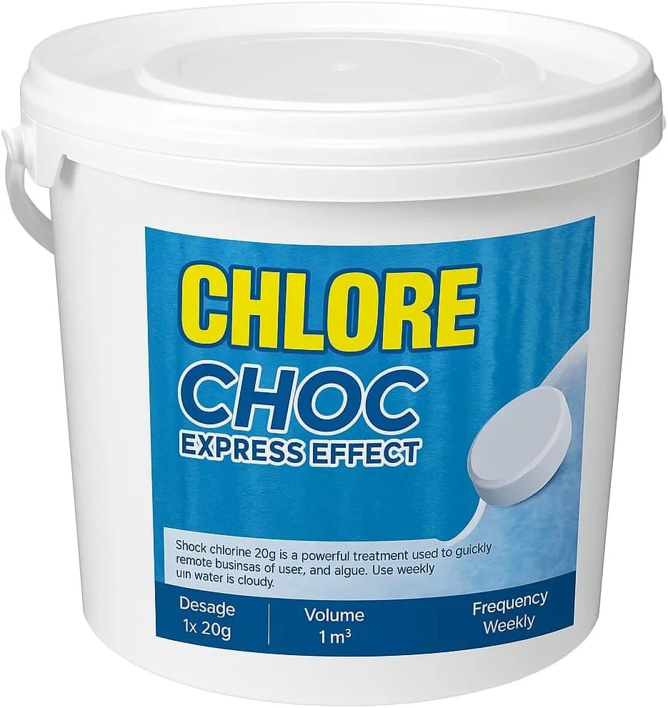 گرانول کلر سریع حل شونده 20 گرمی - ضدعفونی کننده سریع استخر برای گندزدایی فوری - از بین برنده باکتری ها، جلبک ها و آلاینده های آلی - ایده آل برای تمیز کردن معمول - بسته 5 کیلوگرمی