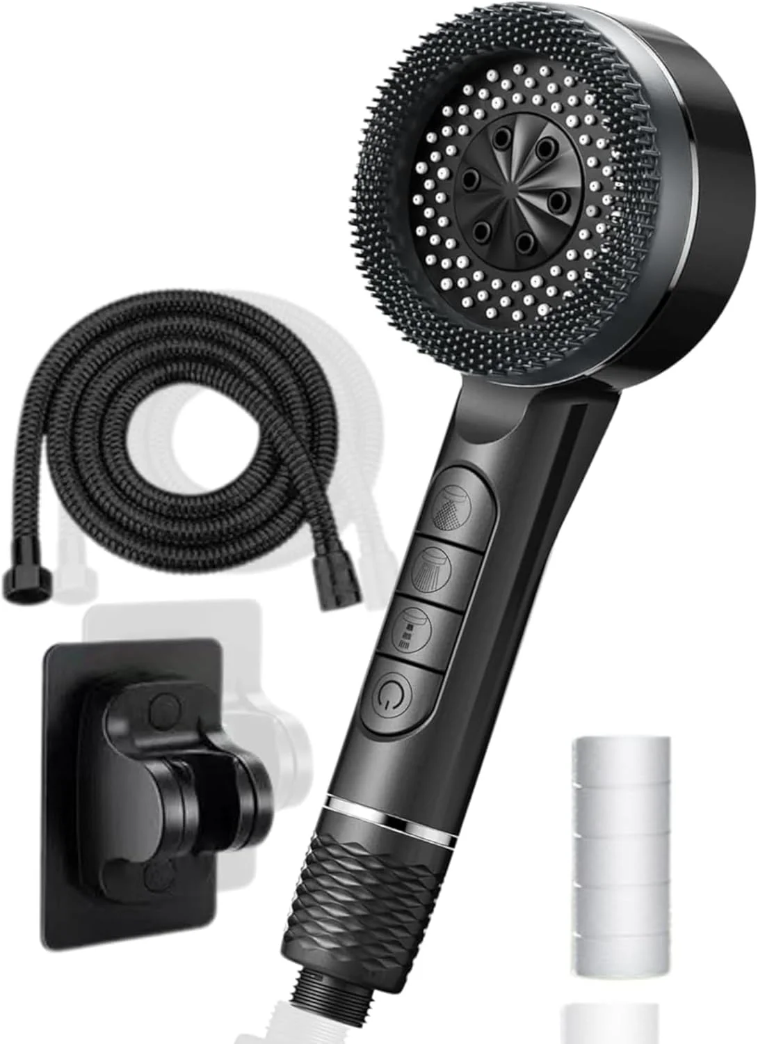 سردوش دستی فیلتردار Simbaa Mall™ – سردوش فشار قوی 5 حالته با دکمه برای تغییر آسان | شامل سردوش، فیلتر، شلنگ و سردوش دستی فشار قوی