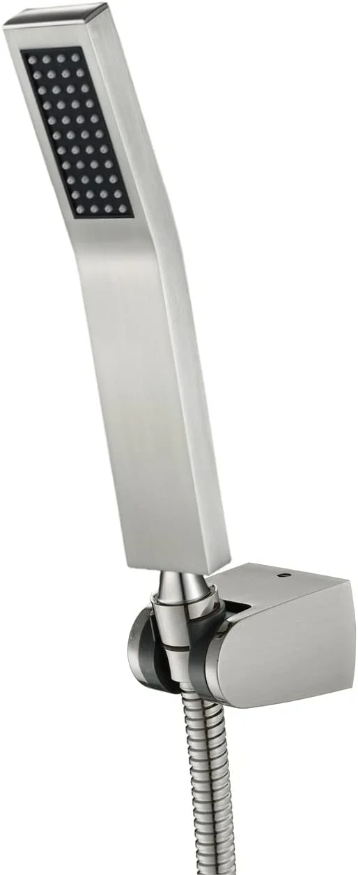 دوش دستی مربعی، سر دوش دستی حمام، نیکل برس خورده