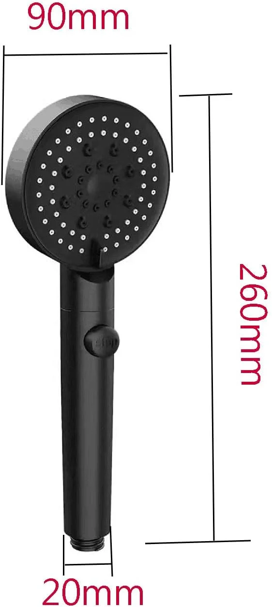 سردوش حمام 6 حالته با سردوشی دستی، سردوش فشار قوی، سردوش مشکی، سردوش جداشدنی