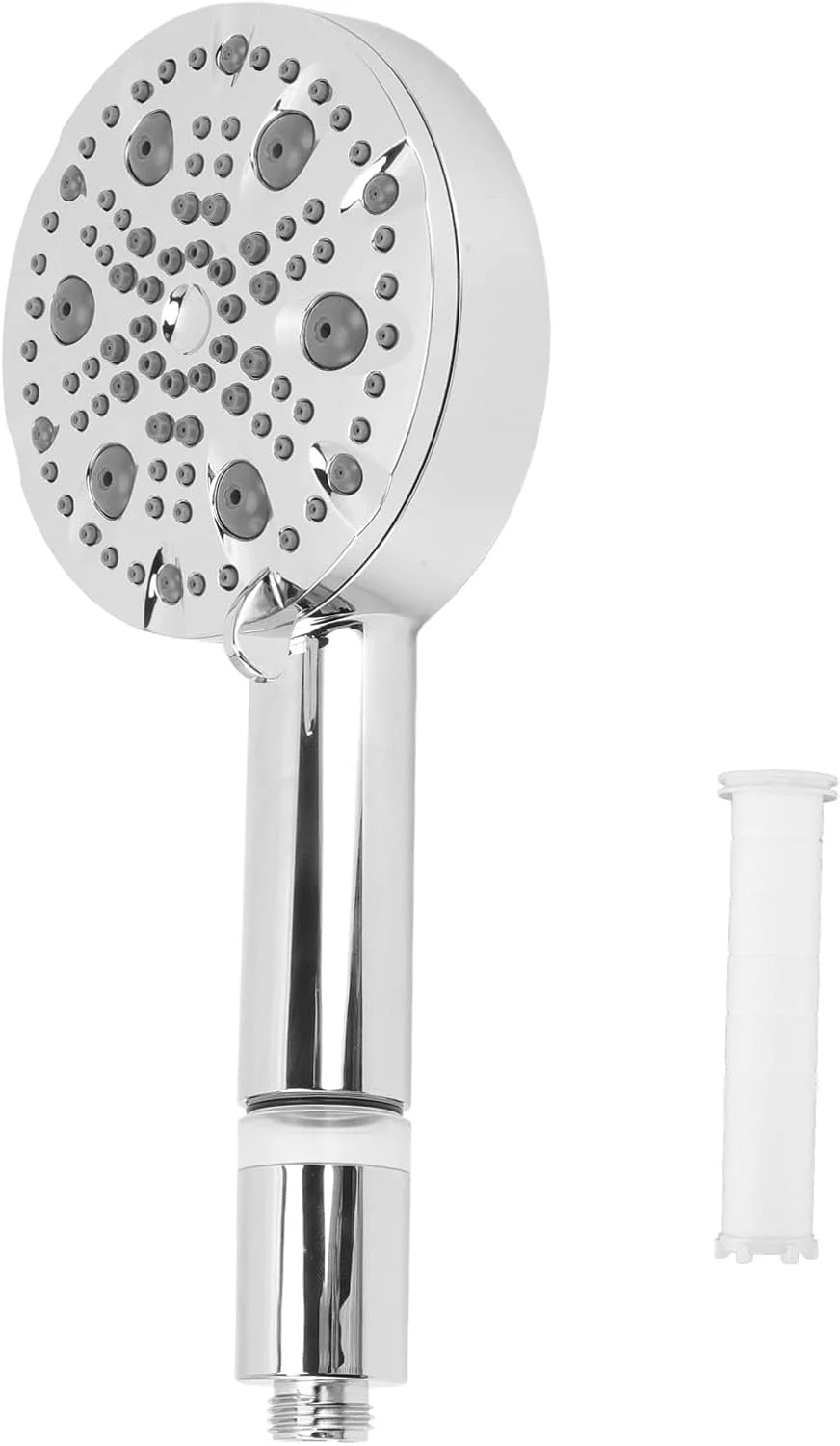 سردوش دستی فشار قوی Sorandy با 9 حالت پاشش، سردوش فیلتردار با تنظیمات چندگانه، سردوش ABS مناسب حمام، بدون شلنگ (نقره ای)