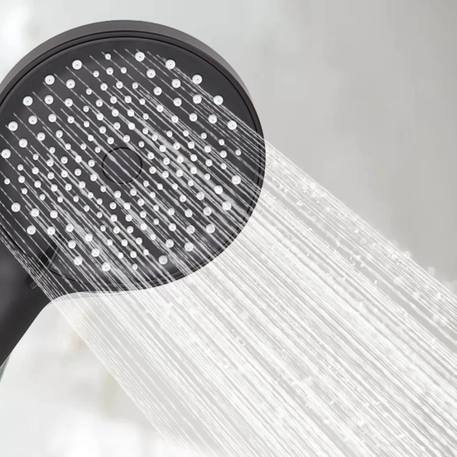 سردوش دستی سوراندی با فشار بالا، سردوش دستی چند منظوره، سردوش جداشدنی صرفه جویی در آب، ABS کروم (مشکی)