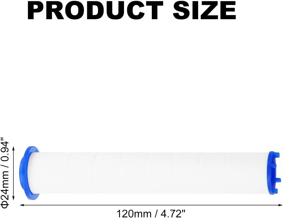 منبع یابی مپ 12 عددی فیلتر سر دوش 4.7 اینچی PP پنبه ای کارتریج جایگزین برای ست های جت دوش دستی پرفشار