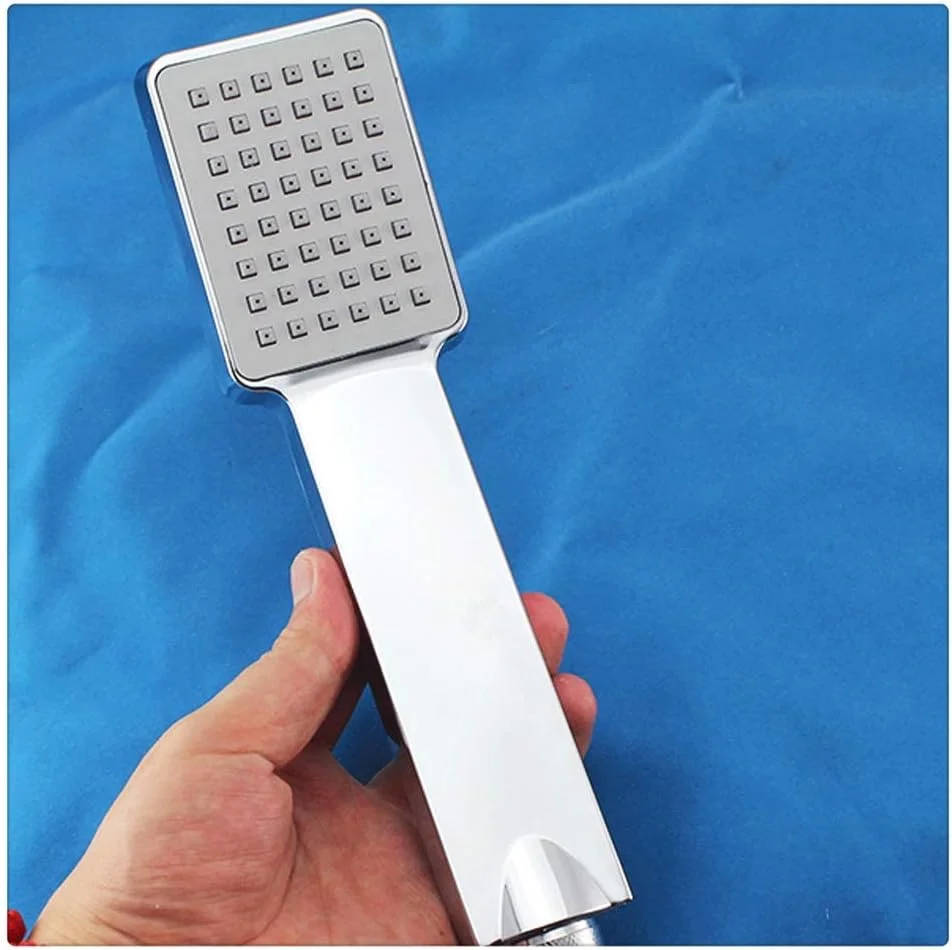 سردوش حمام دستی تک حالته مربعی با روکش ABS