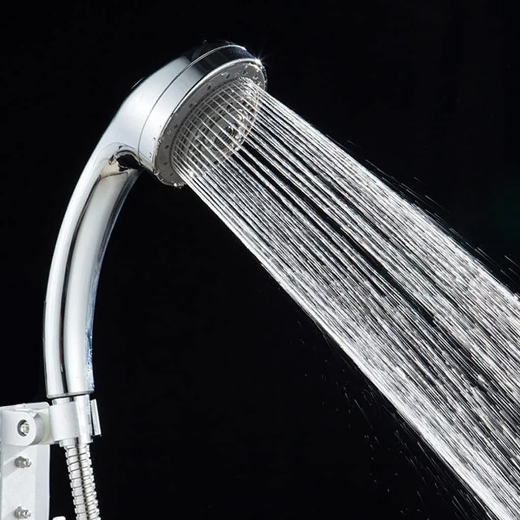 سردوش حمام فشار قوی به همراه شلنگ استیل، سردوش دستی برای ماساژ، آبگرم، آبپاش تحت فشار، 7 حالت اسپری قابل تنظیم