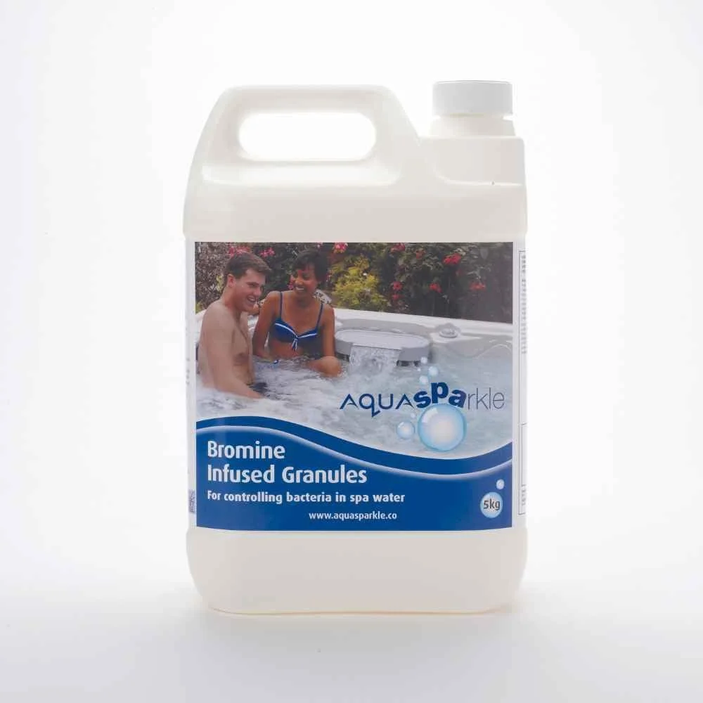 گرانول های برومین آکوااسپارکل 5 کیلوگرمی مناسب برای جکوزی، استخر و اسپا