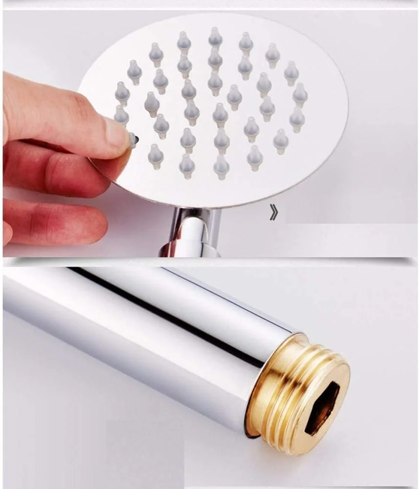 سردوش حمام فوق باریک استیل ضد زنگ، سردوش دستی صرفه جویی در آب، دوش دستی، حمام، تقویت کننده فشار آب بالا