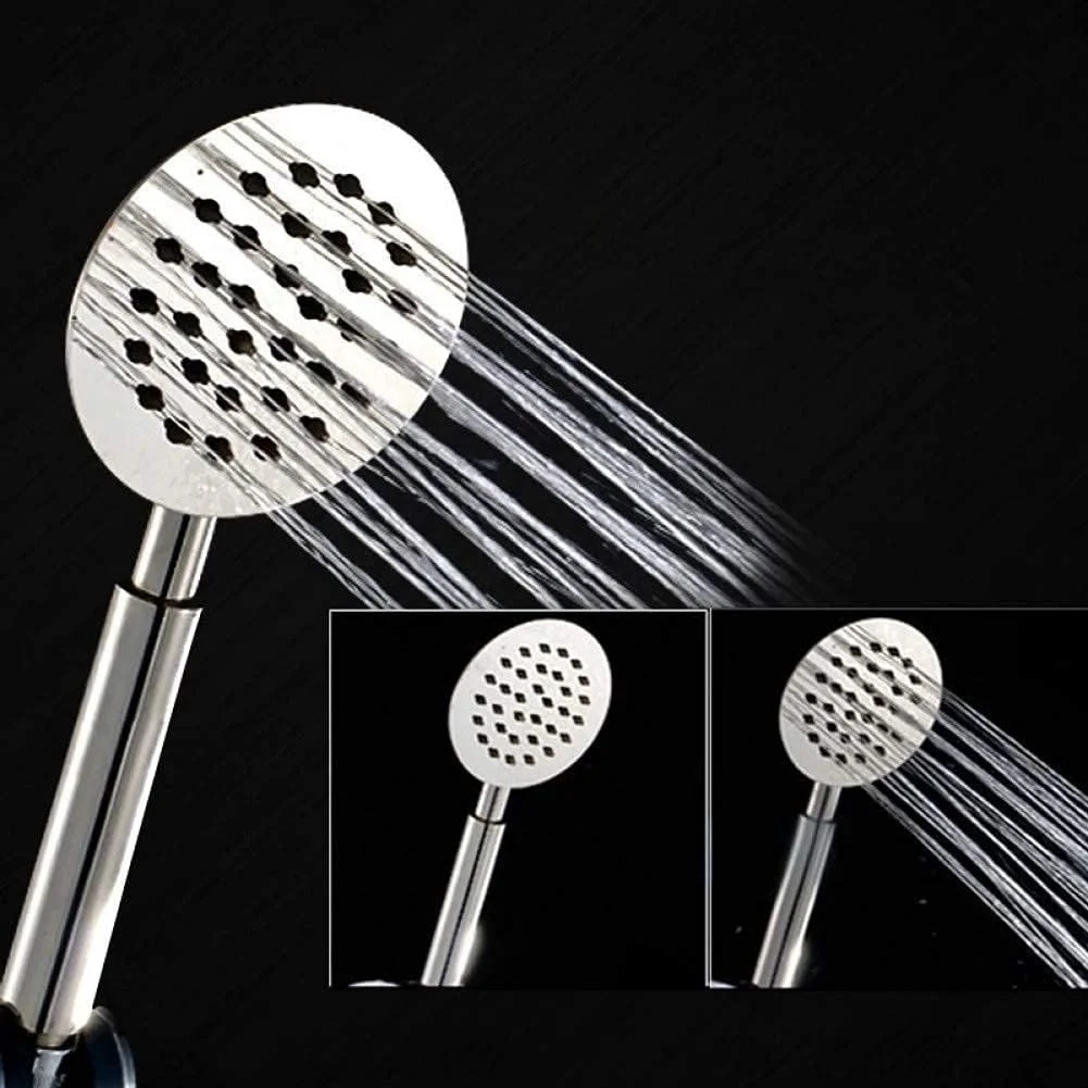 سردوش حمام فوق باریک استیل ضد زنگ، سردوش دستی صرفه جویی در آب، دوش دستی، حمام، تقویت کننده فشار آب بالا