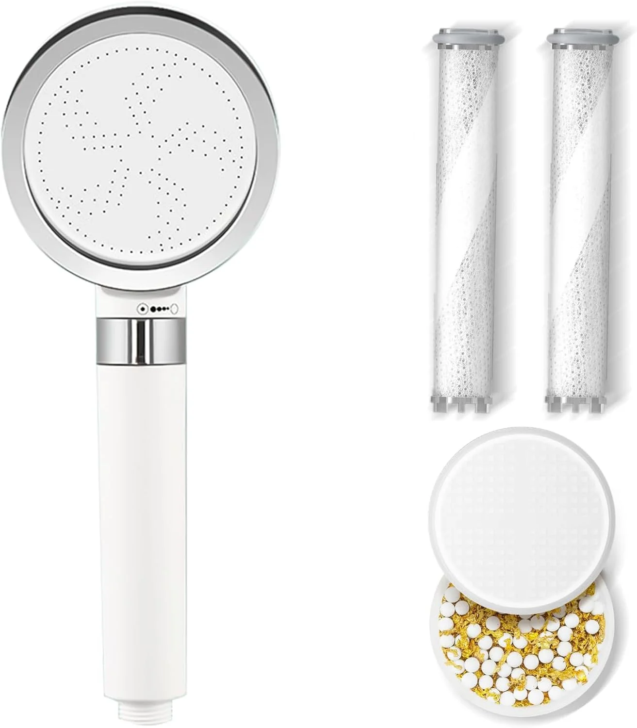 فیلتر دوش دستی STAYOUNG - فیلتر آب دوش برای جلوگیری از ریزش مو، داشتن پوست و موی سالم تر، لوازم جانبی حمام، تست شده در آزمایشگاه برای حذف کلر