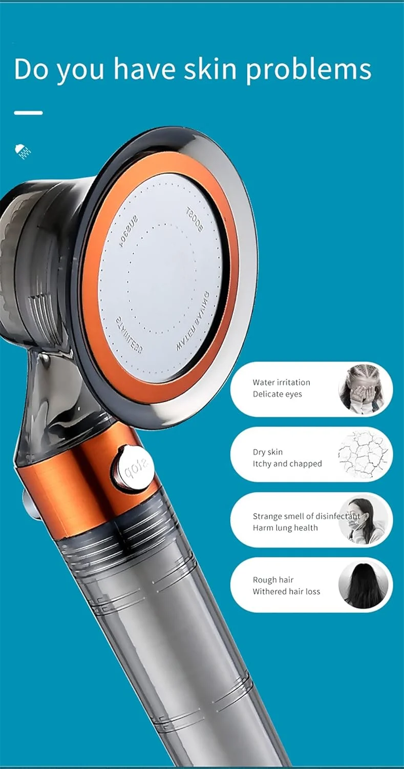 سردوش حمام جدید با فشار قوی و فیلتراسیون 3 لایه و صرفه جویی در آب، مناسب برای ماساژ و اسپا در حمام