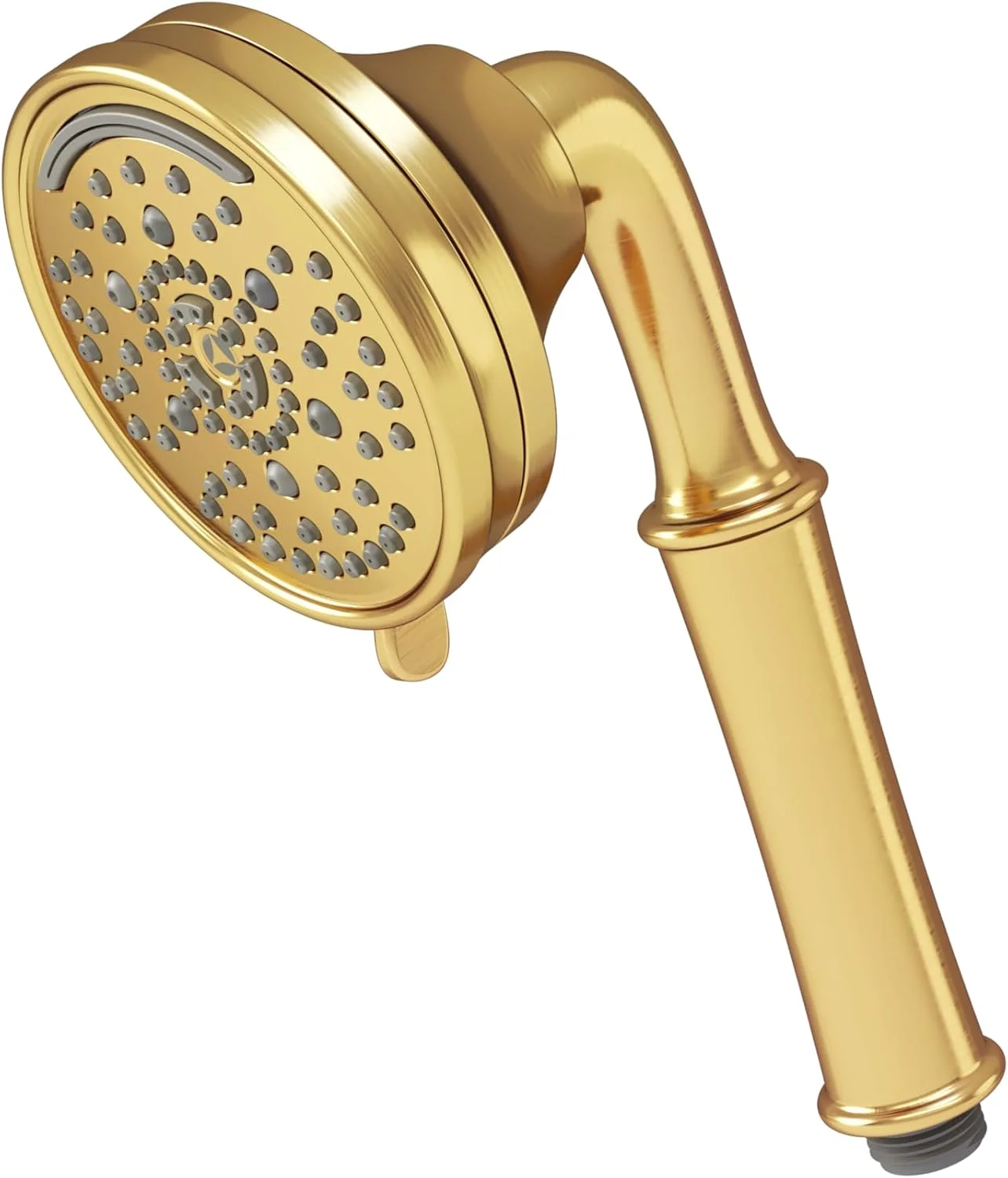 دوش دستی چند منظوره سیمونز HydroMersion Classic با فشار بالا، 7 حالته، گرد و قابل تنظیم، 4 اینچی، رنگ برنز برس خورده