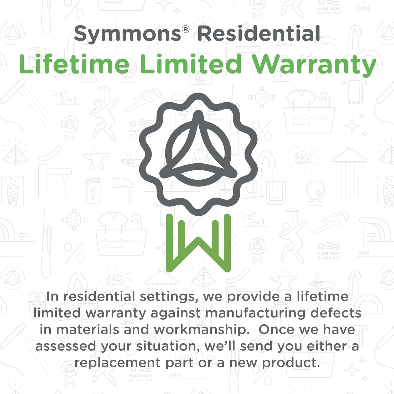 دستی سردوش گرد چند حالته سیمونز HydroMersion Classic با فشار بالا و قطر 4 اینچ، قابل تنظیم، رنگ نیکل ساتن