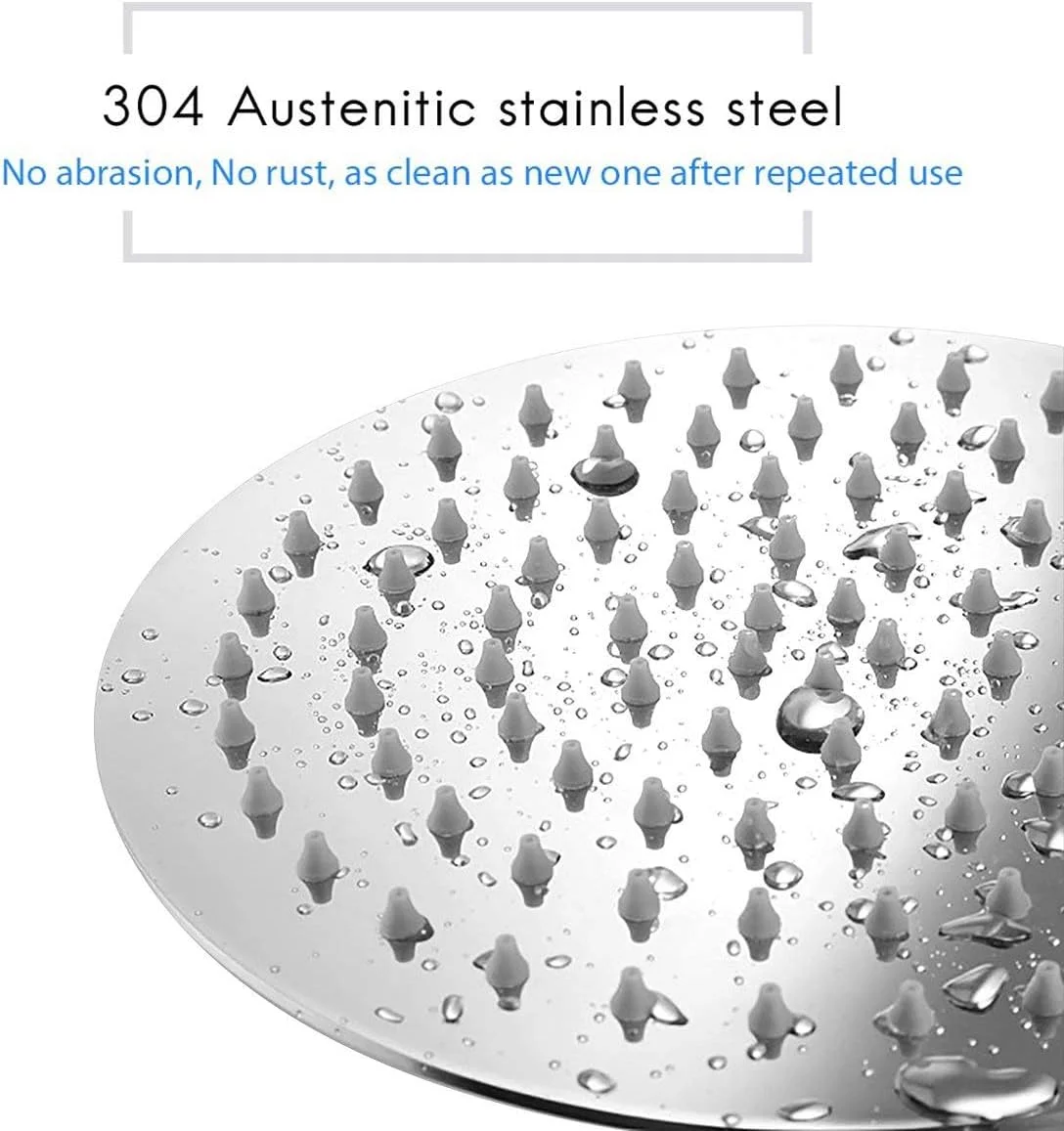 سردوش بارانی SYOSI، سردوش گرد 8 اینچی با فشار بالا، سردوش بارانی فوق العاده نازک از جنس استیل ضد زنگ 304 با جریان بالا به همراه بازویی سردوش سردوش بارانی SYOSI، سردوش گرد 8 اینچی با فشار بالا، سردوش بارانی فوق العاده نازک از جنس استیل ضد زنگ 304 با جریان بالا به همراه بازویی سردوش