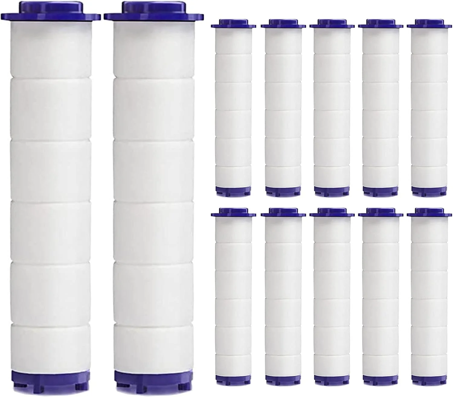 سری دوش دستی توربو فن دار فشار قوی TalyRob با فیلتر کارتریج پنبه PP، سری دوش جت هیدرو با پروانه جداشدنی 3.7 اینچی، مجموعه 12 عددی