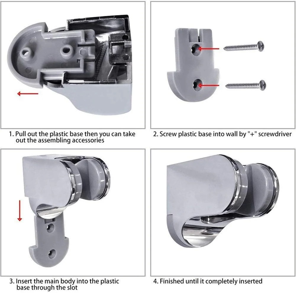 سری دوش دستی TBAO با قابلیت روشن/خاموش، 5 حالت پاشش، شلنگ بلند، فشار قوی، کیت شیر حمام کرومی با آبشار بزرگ، براکت آداپتور جهانی برای نصب دیواری (4 اینچ، 5 حالت)