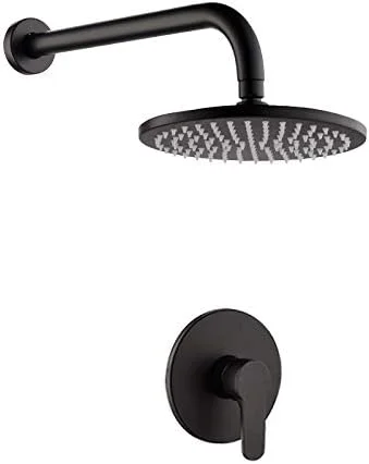 ست دوش دستی تمکین، شیر دوش حمام تک دستگیره 2 سوراخه با سردوش ال ای دی