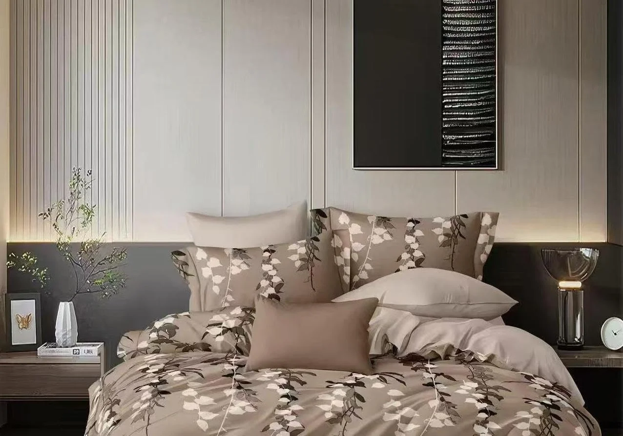 ست ملحفه تخت خواب سه تکه با طرح گل، سایز کینگ، شامل یک ملحفه و دو روبالشتی