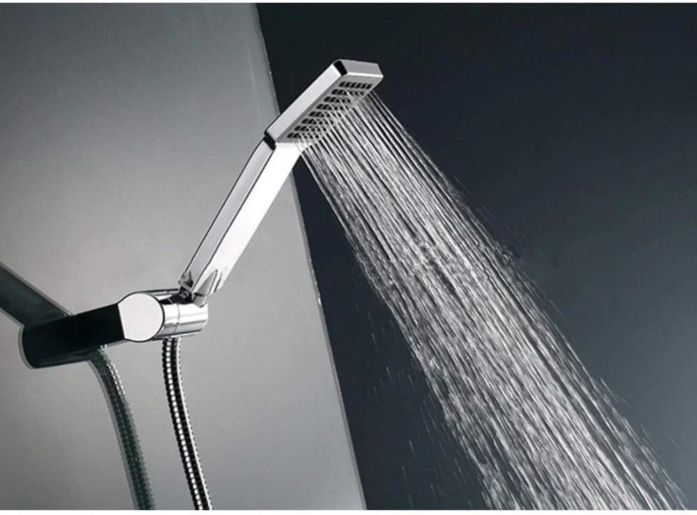 دوش دستی یونیورسال تک عددی کروم صرفه جویی در آب فشار قوی بارانی مربعی برای حمام دوش دستی یونیورسال تک عددی کروم صرفه جویی در آب فشار قوی بارانی مربعی برای حمام