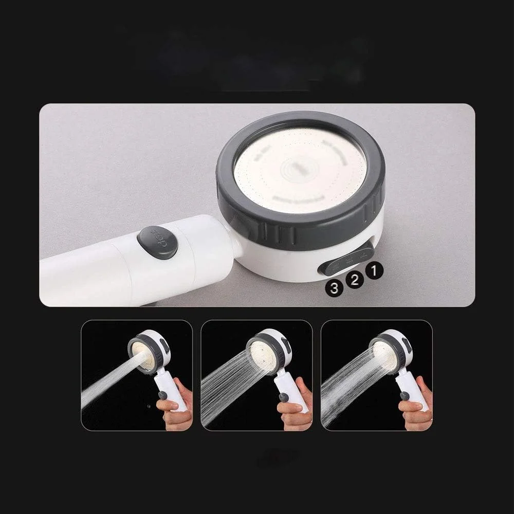 سردوش جداشدنی با فشار قوی، سردوش دستی با 3 حالت و حالت صرفه جویی در آب، کیت اسپری دوش مناسب برای فشار آب پایین