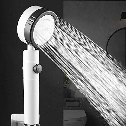 سردوش جداشدنی با فشار قوی، سردوش دستی با 3 حالت و حالت صرفه جویی در آب، کیت اسپری دوش مناسب برای فشار آب پایین