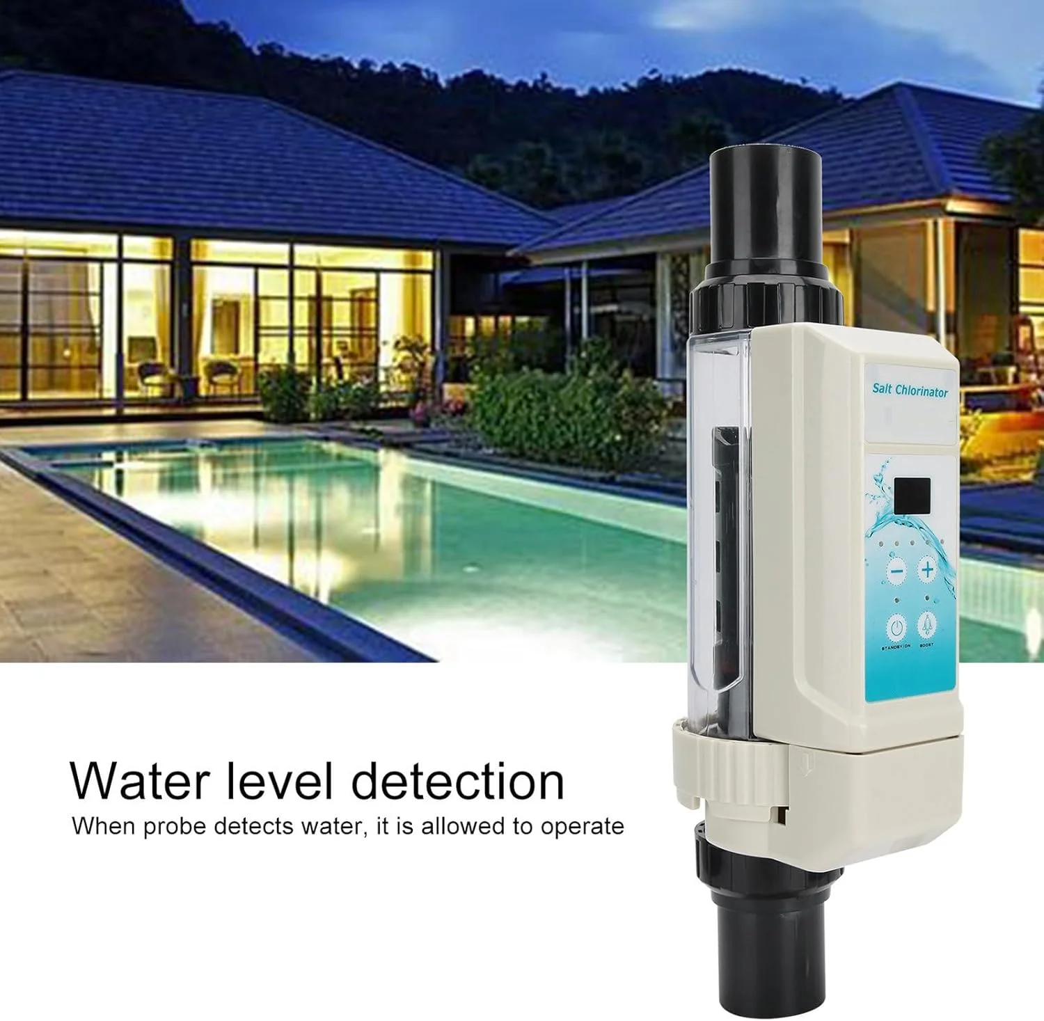 دستگاه کلرزنی نمکی الکترولیتی با تمیز کردن خودکار و عملکردهای کامل برای استخر شنا، 16 گرم