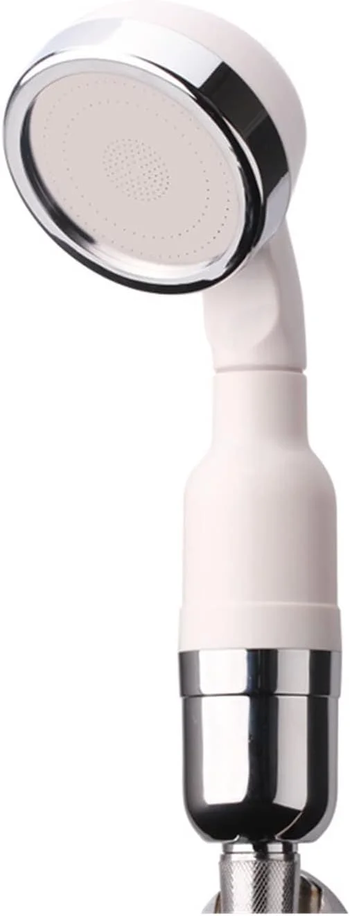 پنل دوش دستی سوراخکاری شده، سر دوش حمام فیلتر صرفه جویی در آب، نازل اسپری گرد دستی، سر دوش بارانی (سفید)