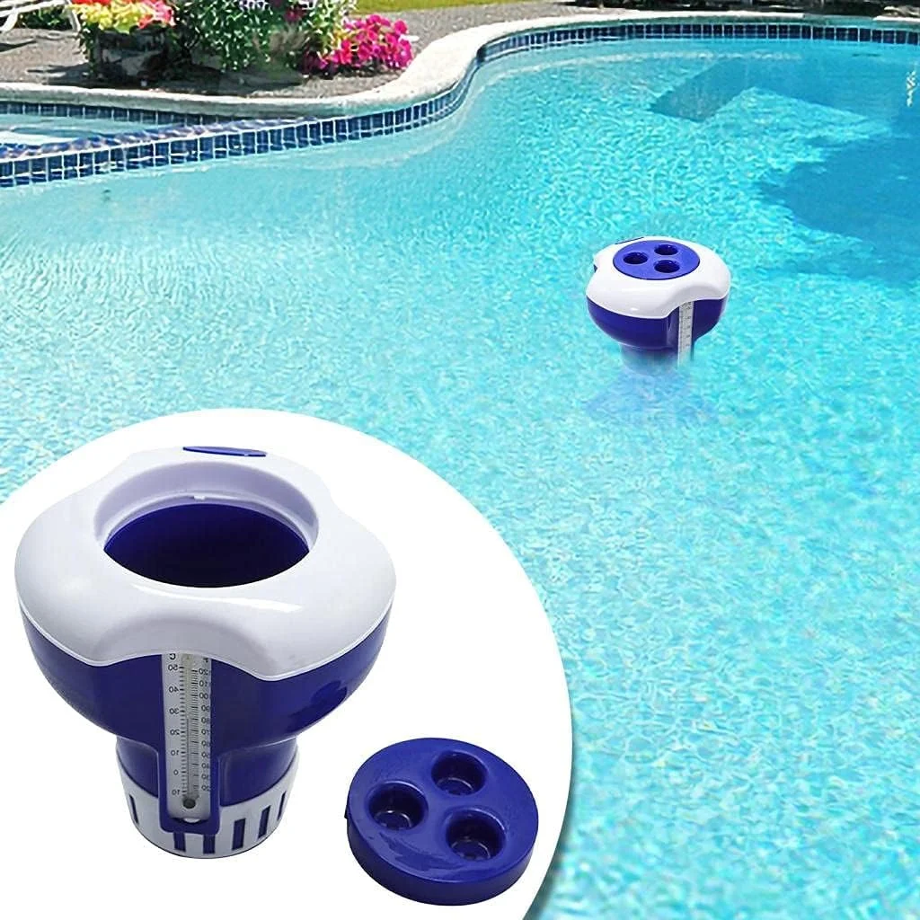 دستگاه کلرزن استخر شناور قرص آب، فنجان شناور، لوازم جانبی استخر شنا، دستگاه کلرزن ضد عفونی کننده 7 اینچی، برای استخرهای داخل زمینی، استخرهای روی زمینی و اسپا