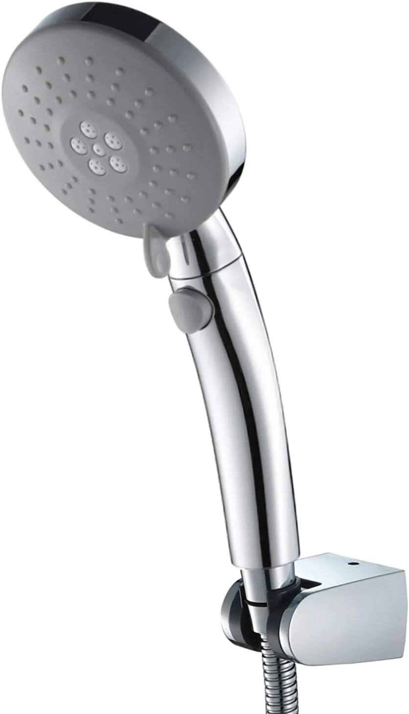 ست دوش دستی با فشار قوی، دارای 3 حالت پاشش، ست دوش دستی یونیورسال با شلنگ و نگهدارنده استیل