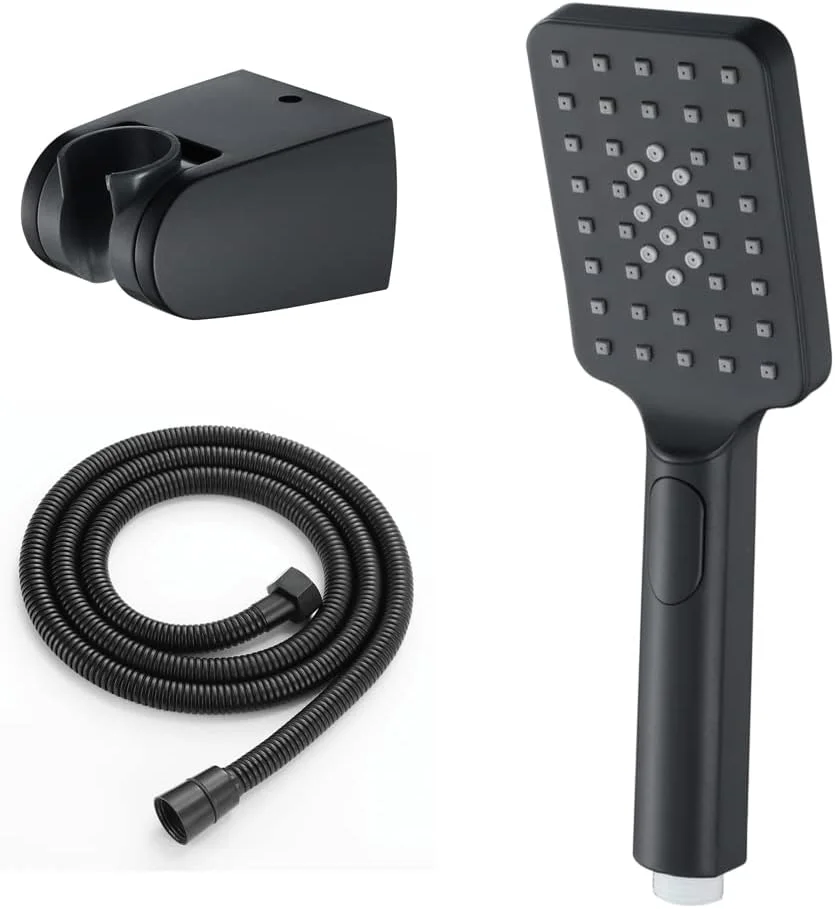 سردوش دستی ای‌بی‌اس فشار قوی VLNAACH با نگهدارنده دوش ای‌بی‌اس و شلنگ استیل، سردوش دستی چند منظوره