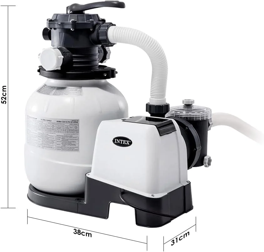 پمپ فیلتر شنی 2100 GPH مناسب استخرهای روکار به همراه کیت نگهداری استخر