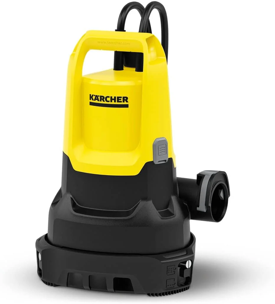 پمپ شناور دوگانه 2 در 1 کارچر SP 16.000 – 16000 لیتر در ساعت برای آب تمیز و کثیف، مکش سطحی تا 1 میلی متر (خشک کن)، ایده آل برای سیل، استخر، حوضچه، با سوئیچ شناور، 550 وات