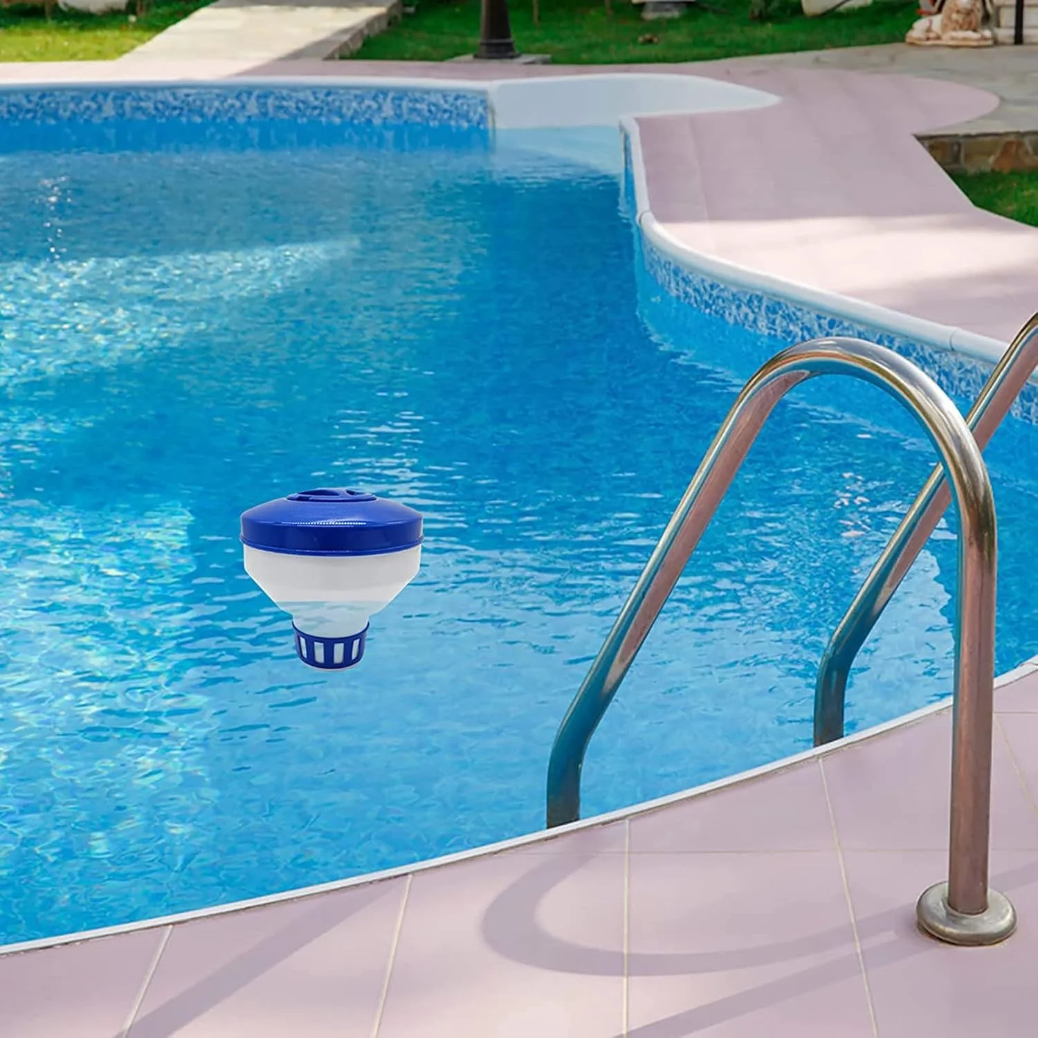 توزیع کننده شناور کلر استخر NVIVN، شناور کلر استخر، می تواند به طور موثر و یکنواخت در استخر توزیع شود، چرخش جریان قابل تنظیم، مناسب برای شناورهای بزرگ استخر