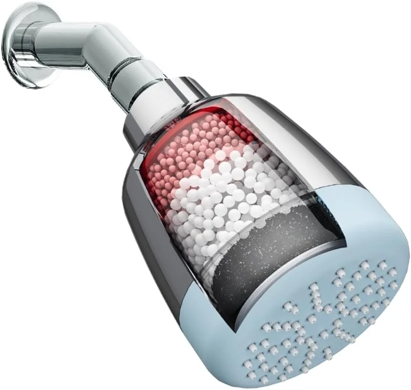 فیلتر دوش حمام WaterScience CLEO برای حمام | نرم کننده آب سخت برای دوش و خانه | آب چاه/تانکر | برای مو و پوست بهتر - CLEO-SFS-423 فیلتر دوش حمام WaterScience CLEO برای حمام | نرم کننده آب سخت برای دوش و خانه | آب چاه/تانکر | برای مو و پوست بهتر - CLEO-SFS-423