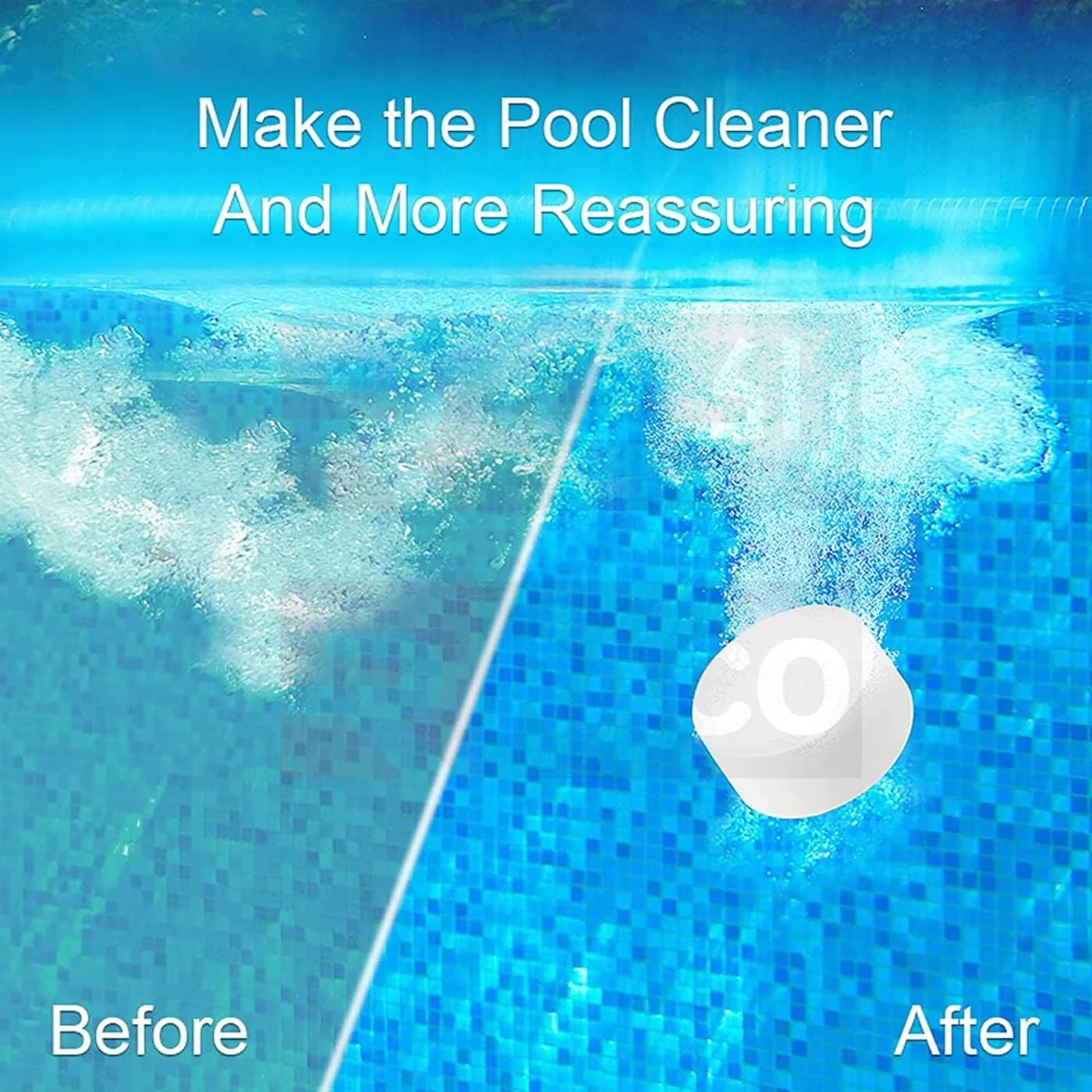 قرص کلر استخر شنا راکو، چند منظوره، حل شونده آهسته، ضد عفونی کننده ماندگار، 250 گرم، 4 عدد قرص کلر استخر شنا راکو، چند منظوره، حل شونده آهسته، ضد عفونی کننده ماندگار، 250 گرم، 4 عدد